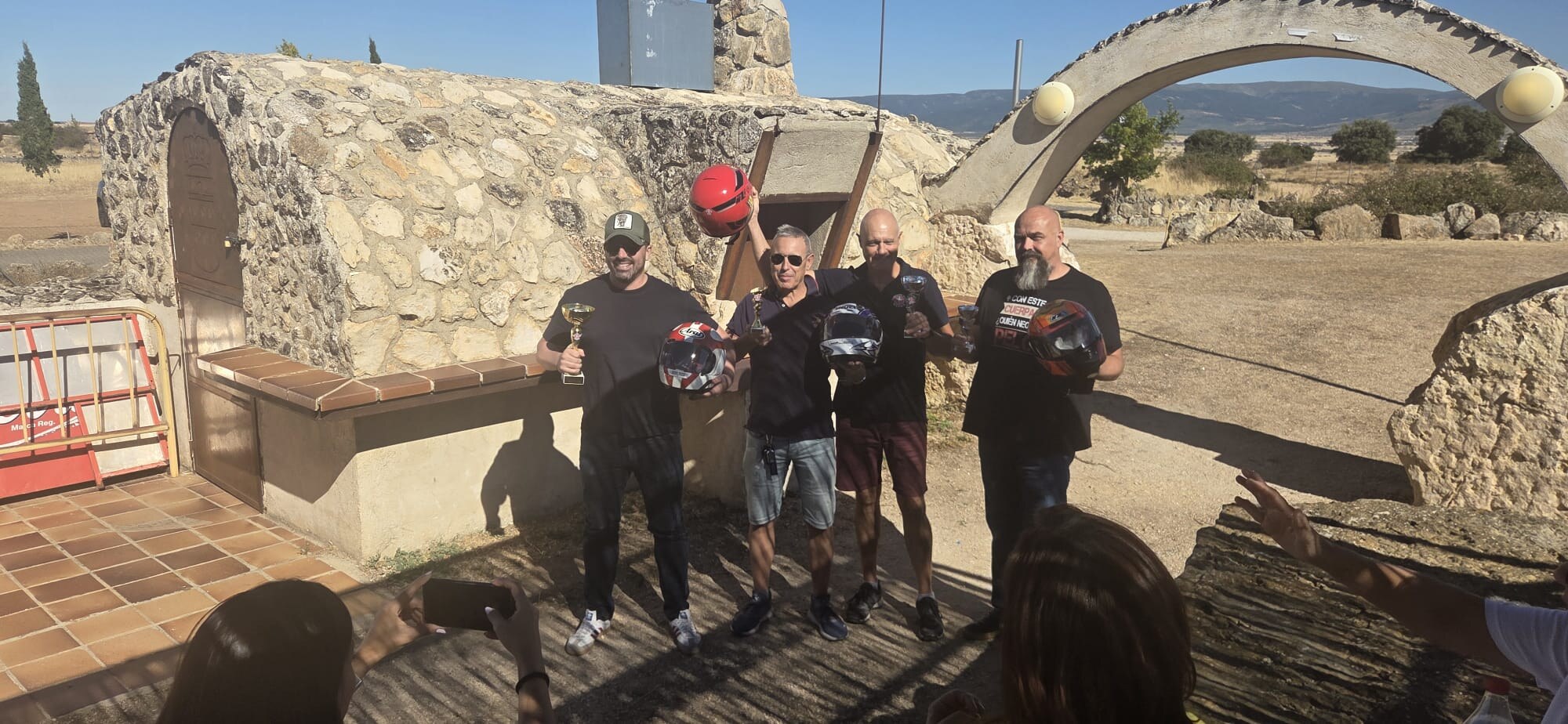 Miembros del club durante el encuentro